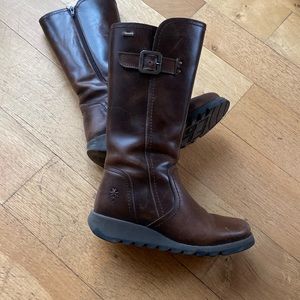 Brown Leather Women's Boots
